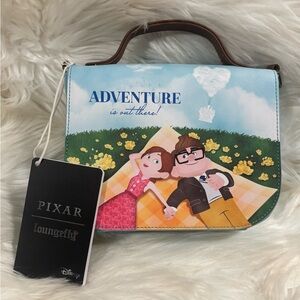 Loungefly Disney Pixar Up Carl & Ellie Picnic Crossbody Bag